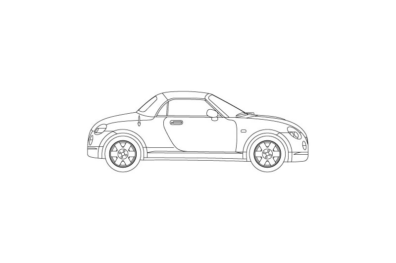 Daihatsu Copen - see other views on pdf overview