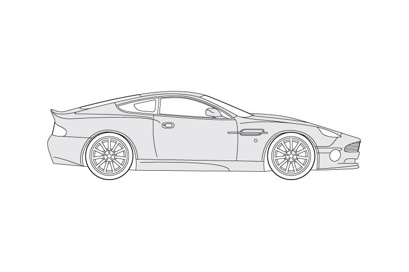 Aston Martin Vanquish - see other views on PDF overview