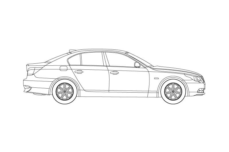 BMW 5 Limousine - see other views on PDF overview