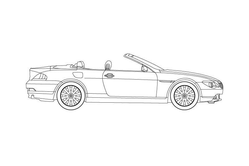 BMW 6 Cabrio - see other views on PDF overview