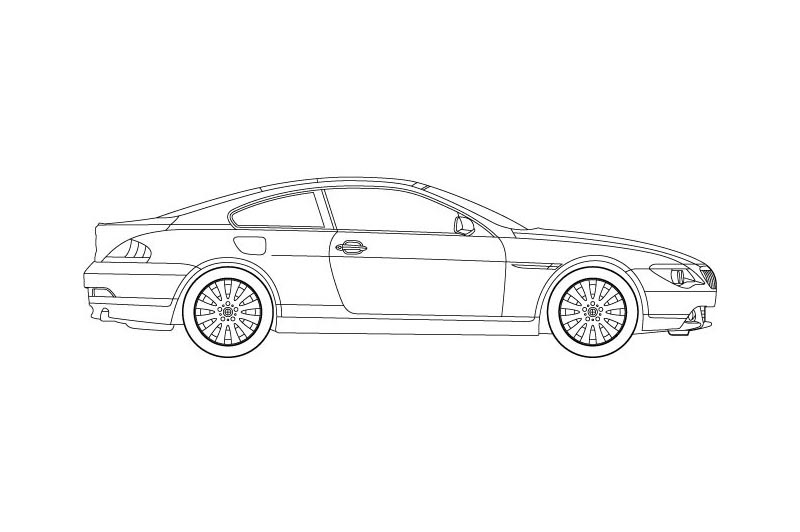 BMW 6 Coupe - see other views on PDF overview