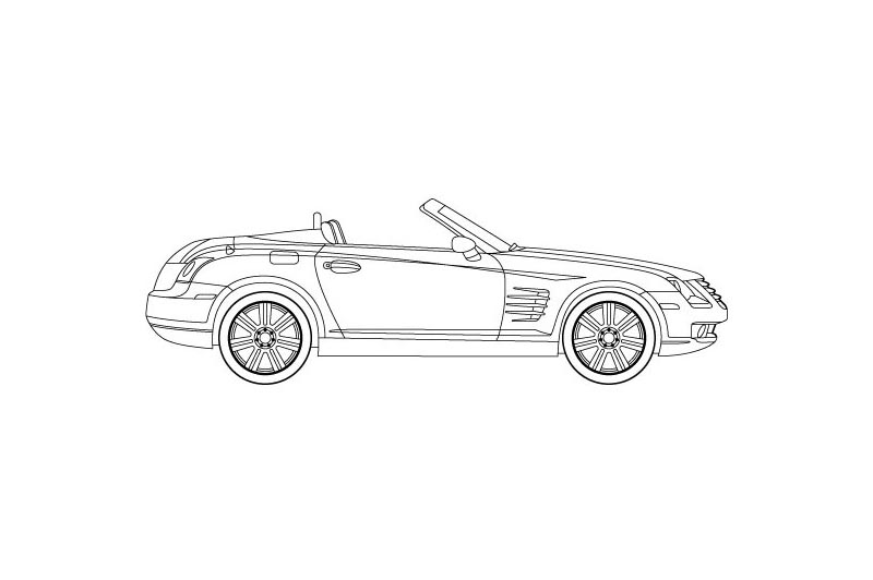 Chrysler Crossfire Roadster - see other views on PDF overview