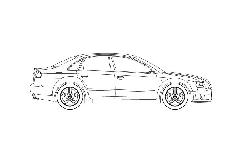 Audi RS4 for Revit