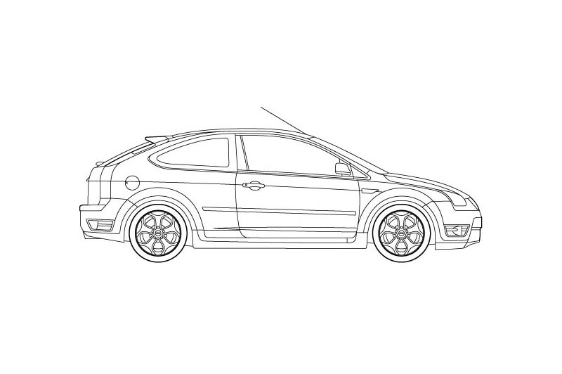 Ford Focus ST for Revit