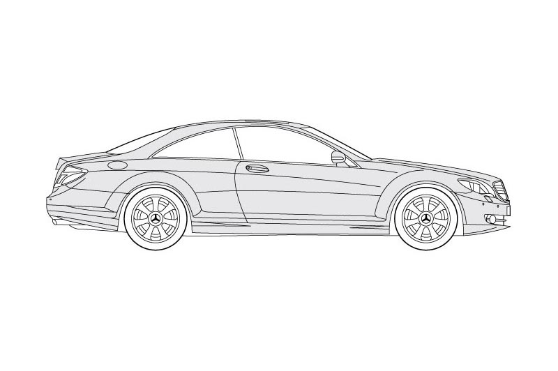 Mercedes CL Coupe for Revit