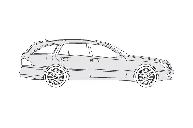 Mercedes E Class sw for Revit