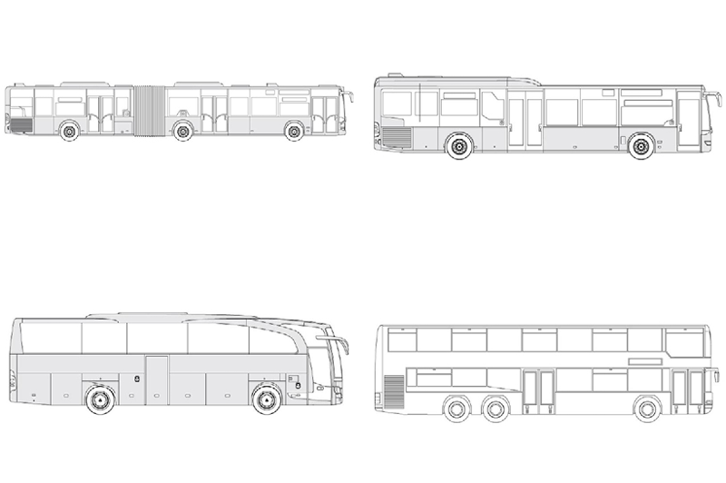 Buses Bundle for Revit