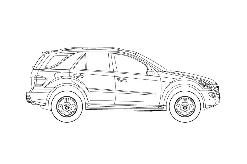 Mercedes Benz M Class for Revit