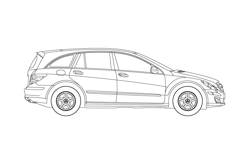 Mercedes Benz R Class for Revit