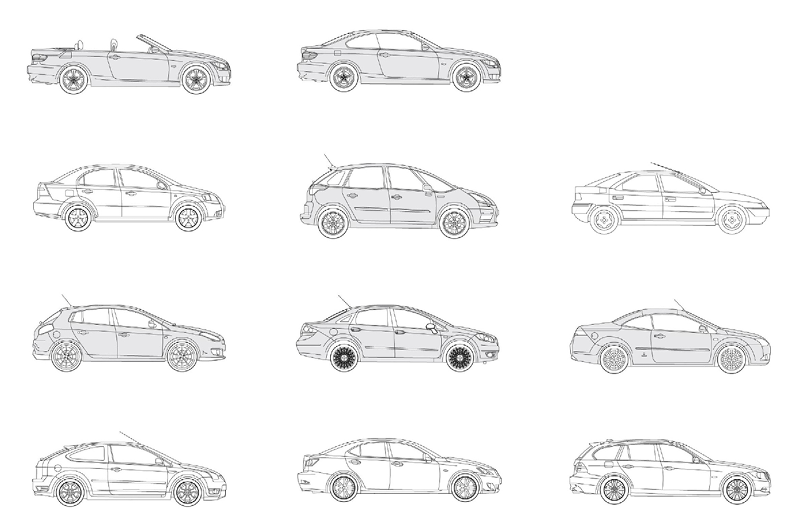 Medium Cars Bundle for Revit