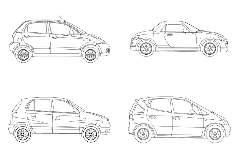 Mini Cars Bundle for Revit