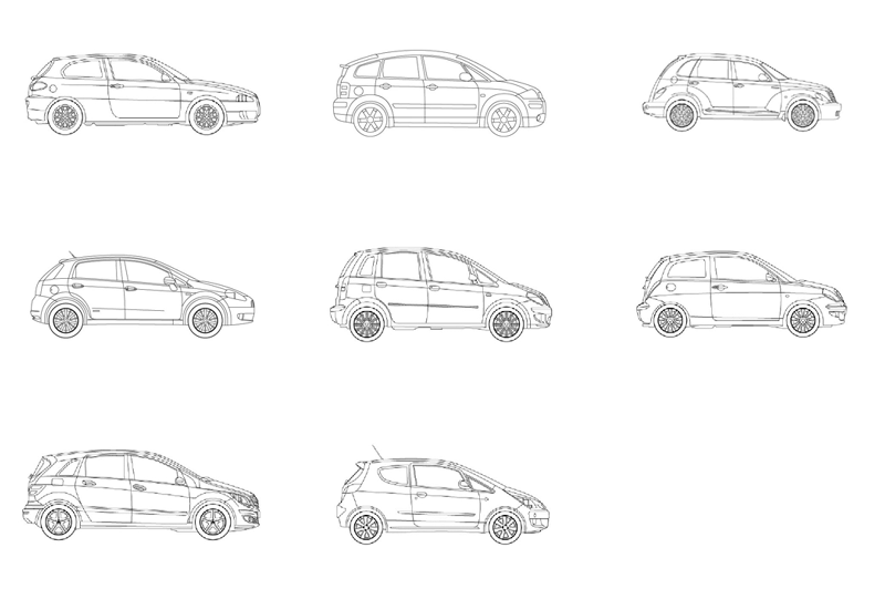 Small Cars Bundle for Revit