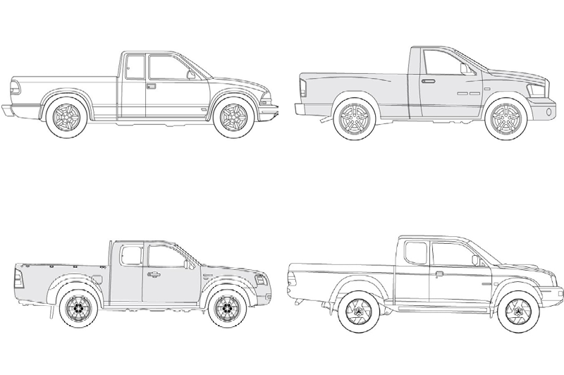 Revit Pick-Up Cars